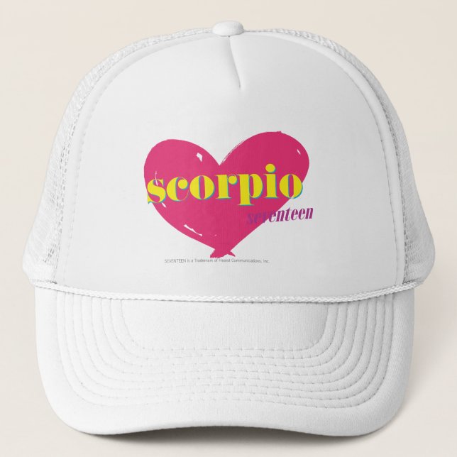 Scorpio Trucker Hat (Front)