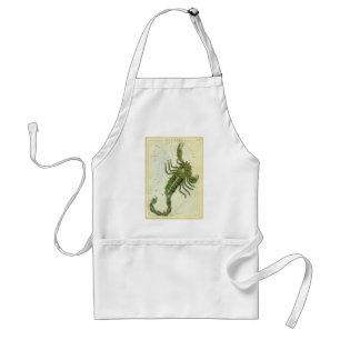 Scorpio, Vintage Constellation Urania's Mirror Standard Apron