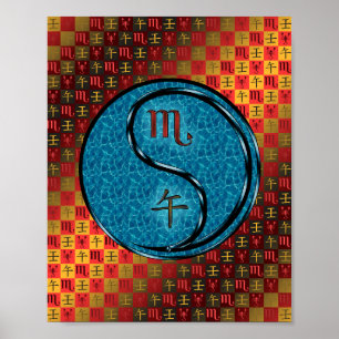 Scorpio & Water Horse Poster