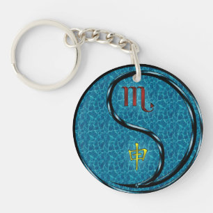 Scorpio & Water Monkey Key Ring