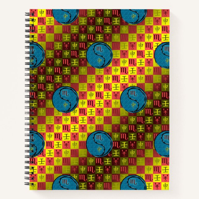 Scorpio & Water Monkey Notebook (Front)