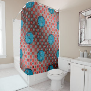 Scorpio & Water Rabbit Shower Curtain