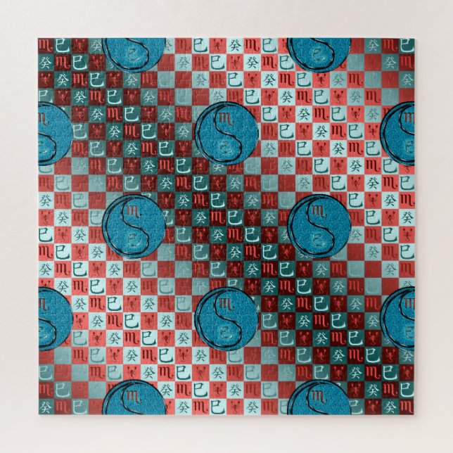 Scorpio & Water Snake Jigsaw Puzzle (Vertical)