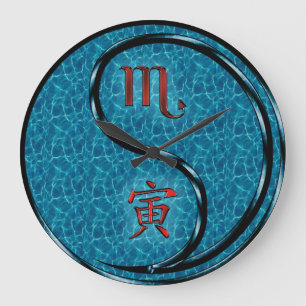 Scorpio & Water Tiger Large Clock