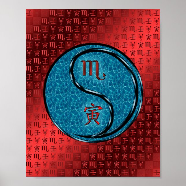 Scorpio & Water Tiger Poster (Front)