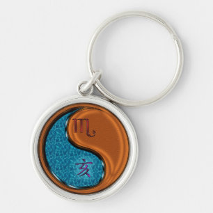 Scorpio & Wood Boar Key Ring