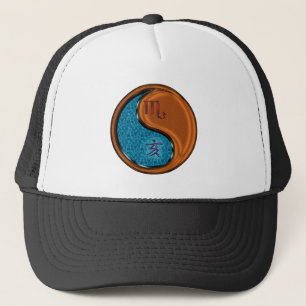 Scorpio & Wood Boar Trucker Hat