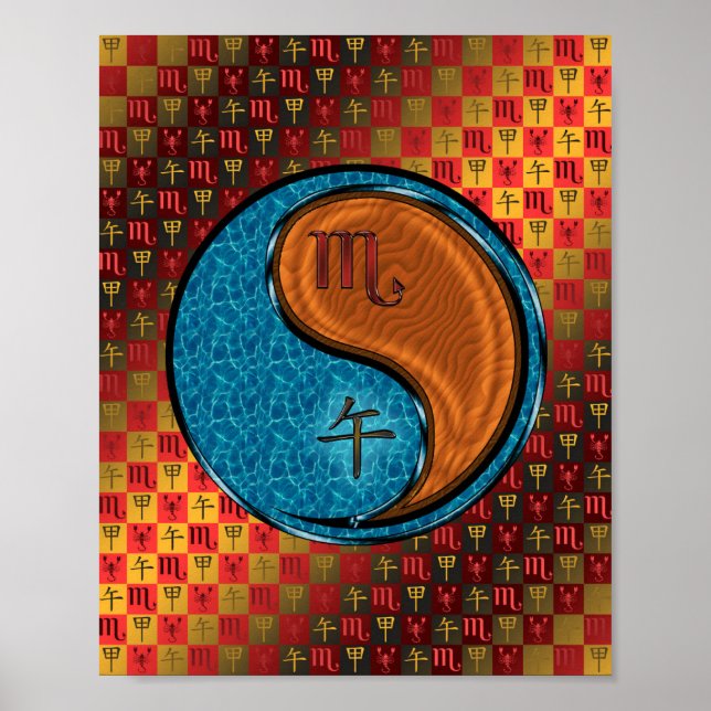 Scorpio & Wood Horse Poster (Front)