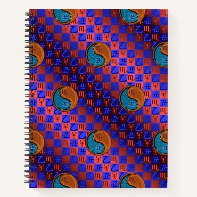 Scorpio & Wood Ox Notebook (Front)