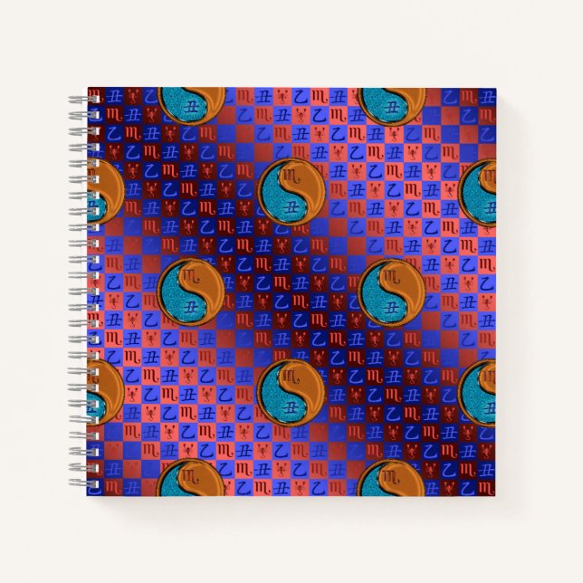 Scorpio & Wood Ox Notebook (Front)