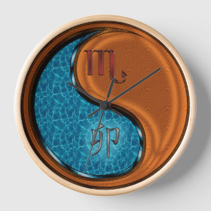 Scorpio & Wood Rabbit Clock