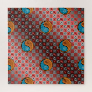 Scorpio & Wood Rabbit Jigsaw Puzzle