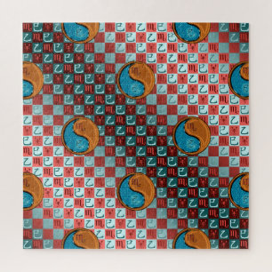 Scorpio & Wood Snake Jigsaw Puzzle
