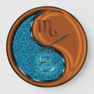 Scorpio & Wood Snake Large Clock