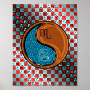 Scorpio & Wood Snake Poster