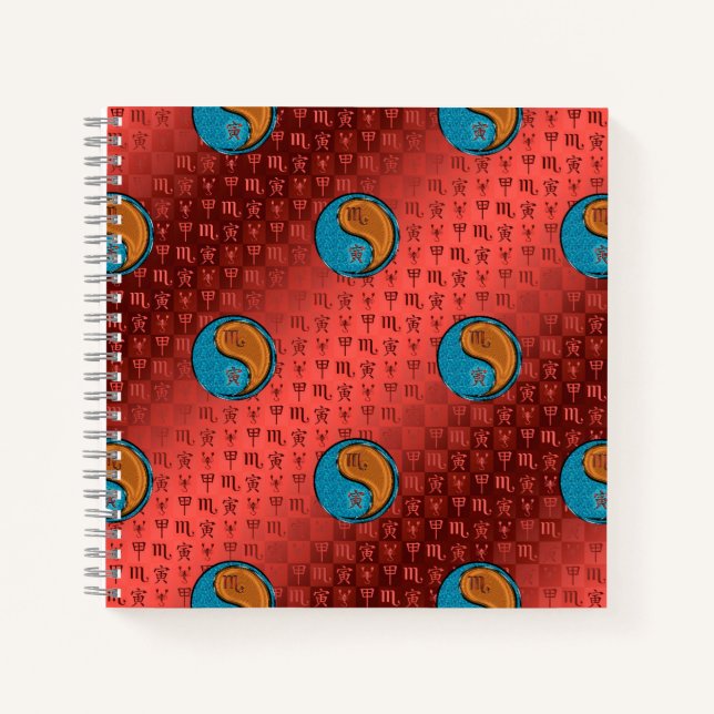 Scorpio & Wood Tiger Notebook (Front)