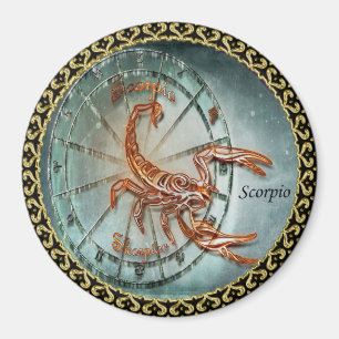 Scorpio Zodiac Astrology design Magnet