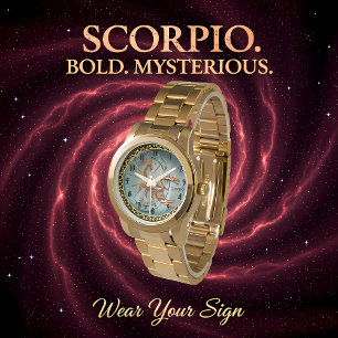 Scorpio Zodiac Astrology design Watch