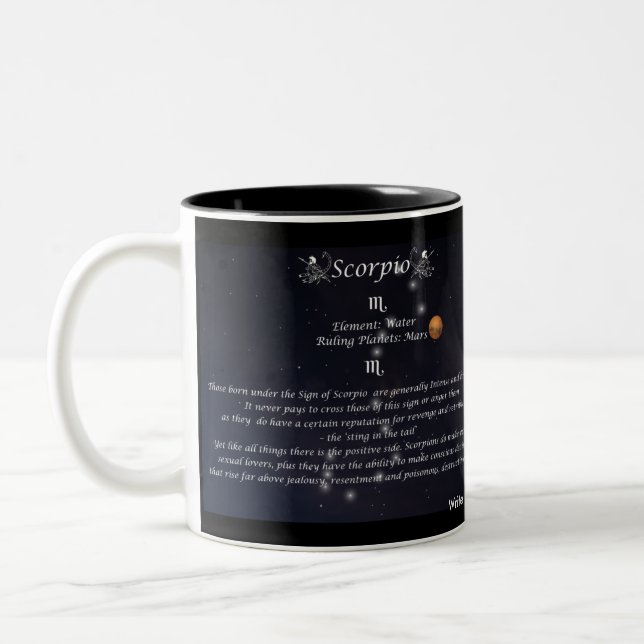 Scorpio Zodiac Collection Mug (Left)