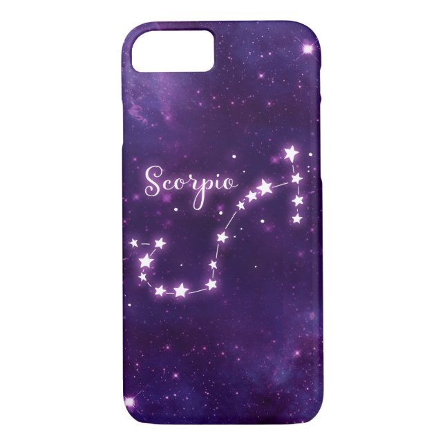 Scorpio Zodiac Constellation Phone Case (Back)