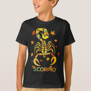 Scorpio Zodiac Fall Scorpion Birthday  T-Shirt