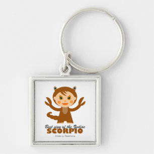 Scorpio Zodiac for Kids Key Ring
