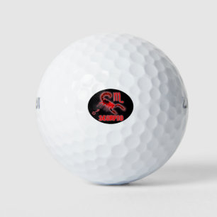 scorpio Zodiac Golf Balls