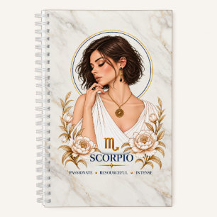 Scorpio Zodiac Hardbound Journal