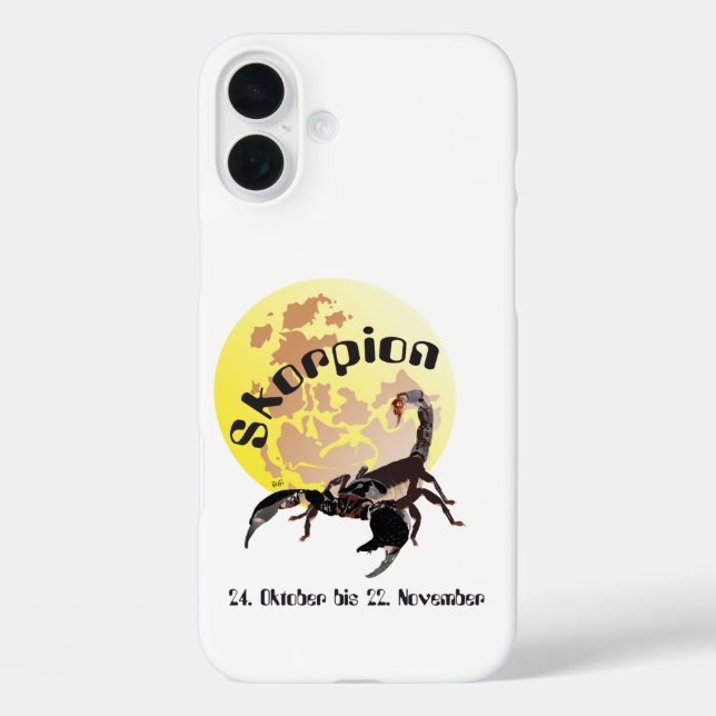 Scorpio - Zodiac iPhone Case (Back)
