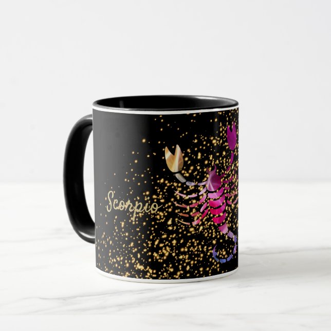 Scorpio Zodiac Mug (Front Left)