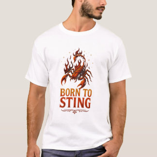 Scorpio Zodiac Shirt – Born to Sting | Fierce Scor