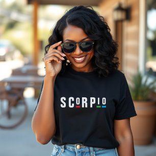 Scorpio Zodiac Sign Astrology Retro 90s Birthday T-Shirt