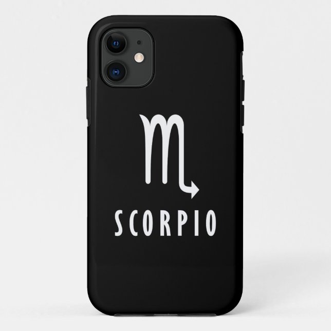 Scorpio zodiac sign Case-Mate iPhone case (Back)