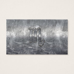 Scorpio Zodiac Sign in Grunge Distressed Style
