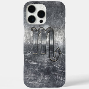 Scorpio Zodiac Sign in Grunge Distressed Style iPhone 16 Pro Max Case