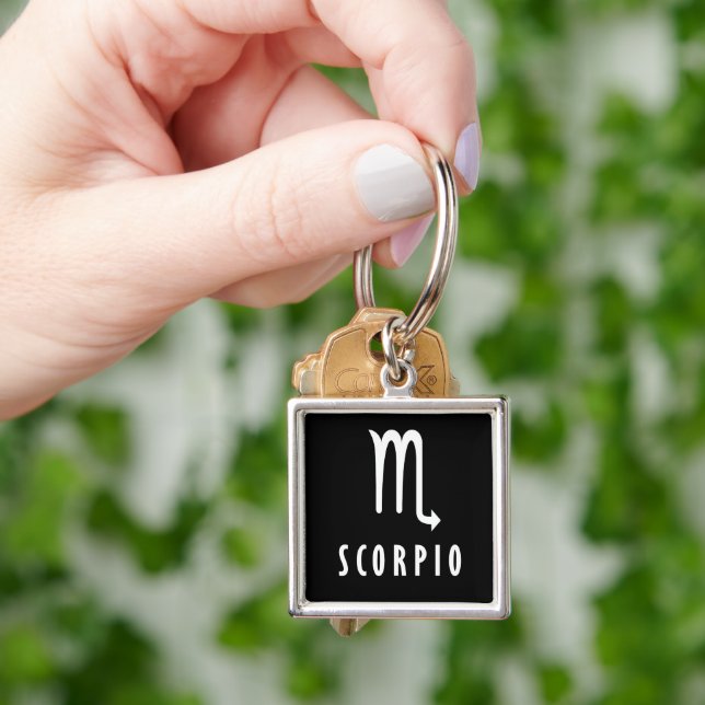 Scorpio zodiac sign key ring (Hand)
