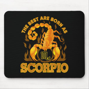 Scorpio Zodiac Sign October November Birthday Girl Mouse Mat