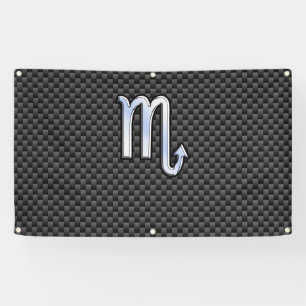 Scorpio Zodiac Sign on Carbon Fibre Astrology