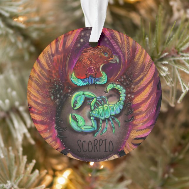 Scorpio Zodiac Sign  Ornament (Tree)