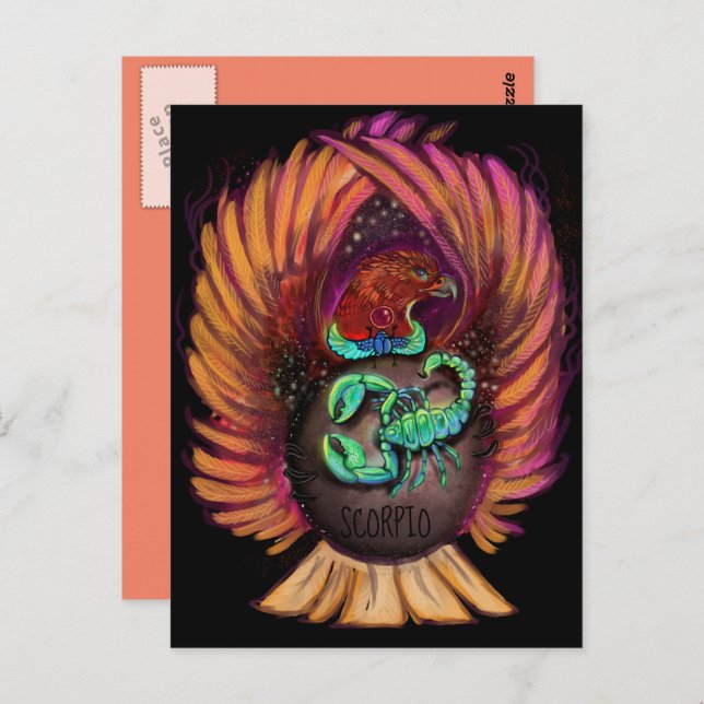 Scorpio Zodiac Sign Postcard (Front/Back)