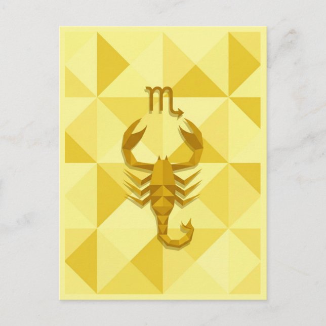 Scorpio Zodiac Sign Postcard (Front)
