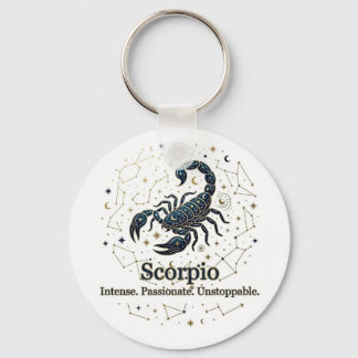 Scorpio Zodiac Sign - scorpio zodiac sign Key Ring