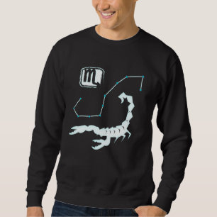 Scorpio Zodiac Sign Star Constellation Horoscope F Sweatshirt