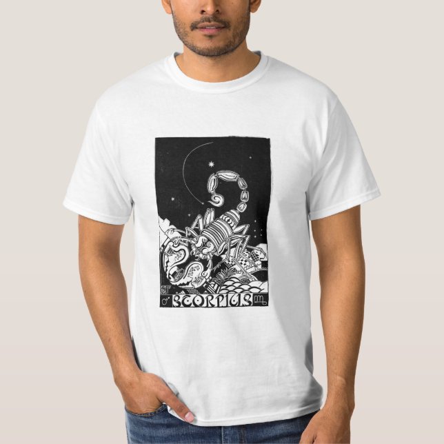 Scorpio Zodiac Sign  T-Shirt (Front)