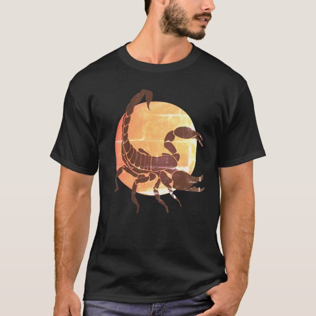 Scorpio Zodiac Sign T-Shirt (Front)
