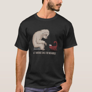 Scorpio Zodiac Sloth Don't Mistake Chill T-Shirt
