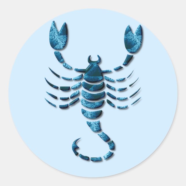 Scorpio Zodiac Sticker (Front)