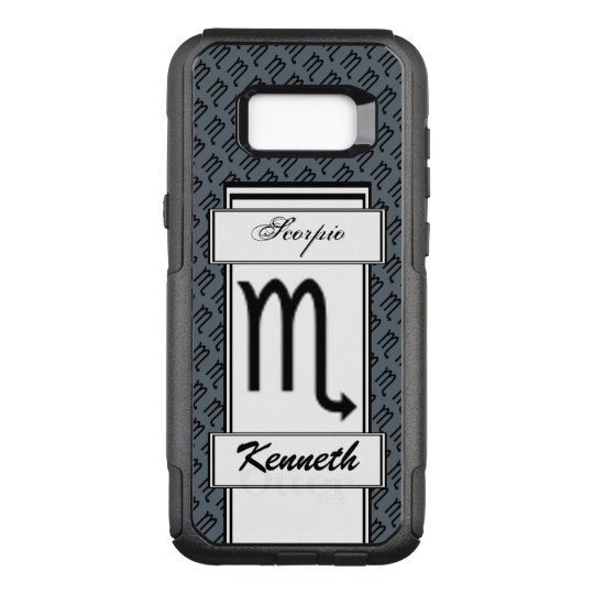Scorpio Zodiac Symbol Standard by Kenneth Yoncich OtterBox Commuter Samsung Galaxy S8+ Case