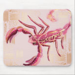 Scorpio Zodiac Watercolour Artistry mousepad<br><div class="desc">Our Scorpio zodiac artistry mousepad design, features our own beautiful hand-drawn watercolour Scorpio artwork. Using our experience with colours and textures, we've uniquely depicted the Scorpio zodiac imagery with bold, vibrant strokes of Blood red, crimson, maroon and burgundy, to create this harmonious and stylised Scorpio art mouse pad art piece....</div>