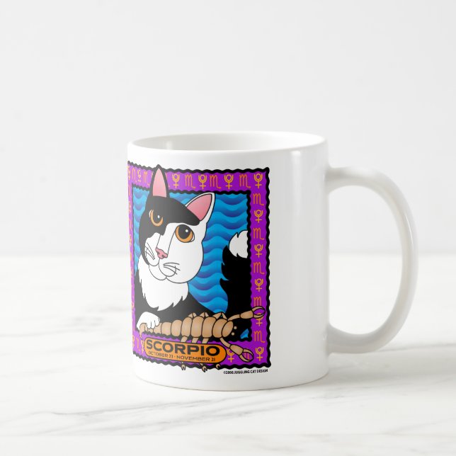 Scorpio Zodicat Mug (Right)
